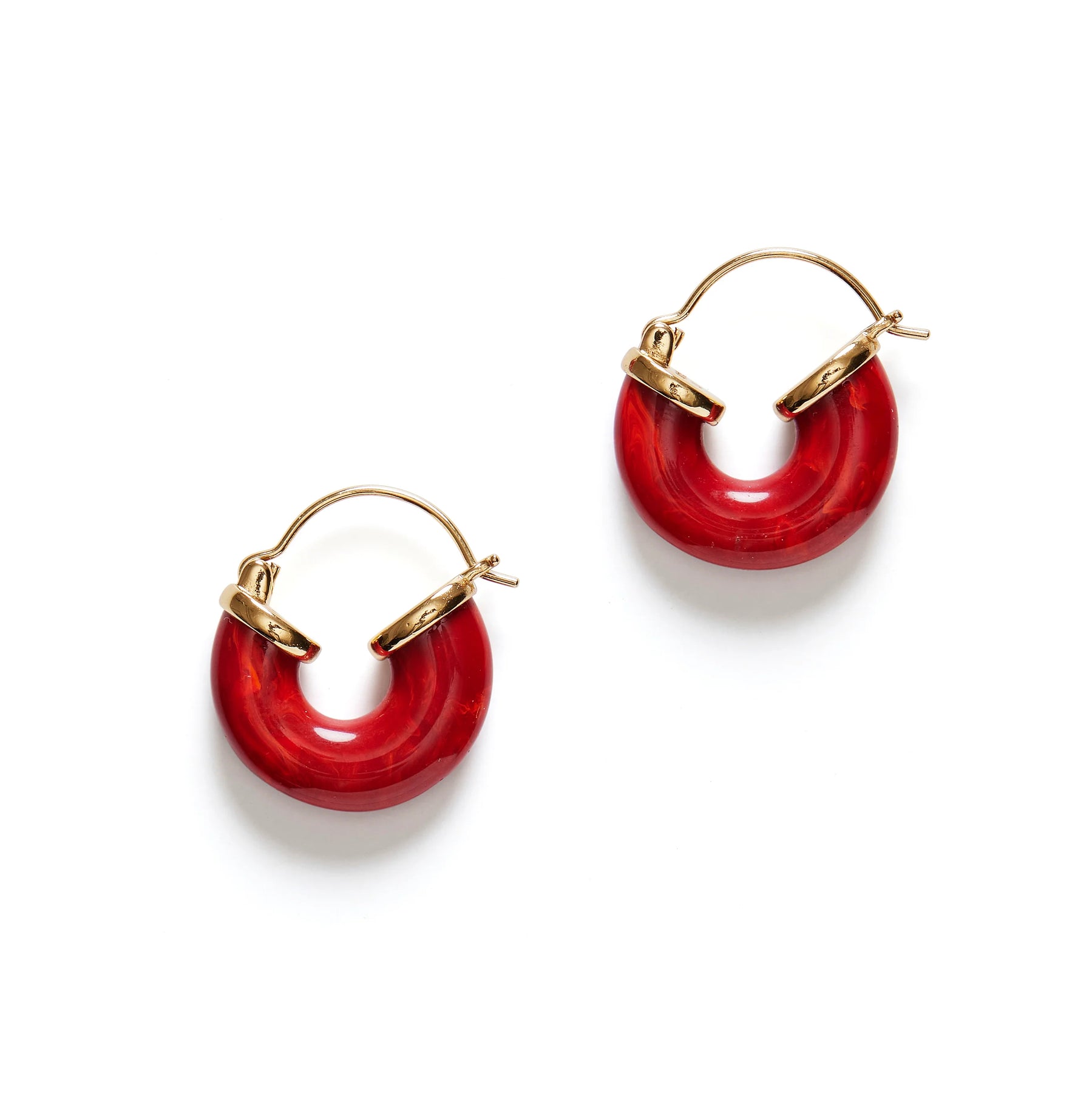 Petit Swell Hoop - Bright Red