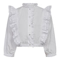 LaceyCC Frill Shirt - White