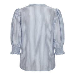SamiCC Stripe SS Shirt - Pale Blue
