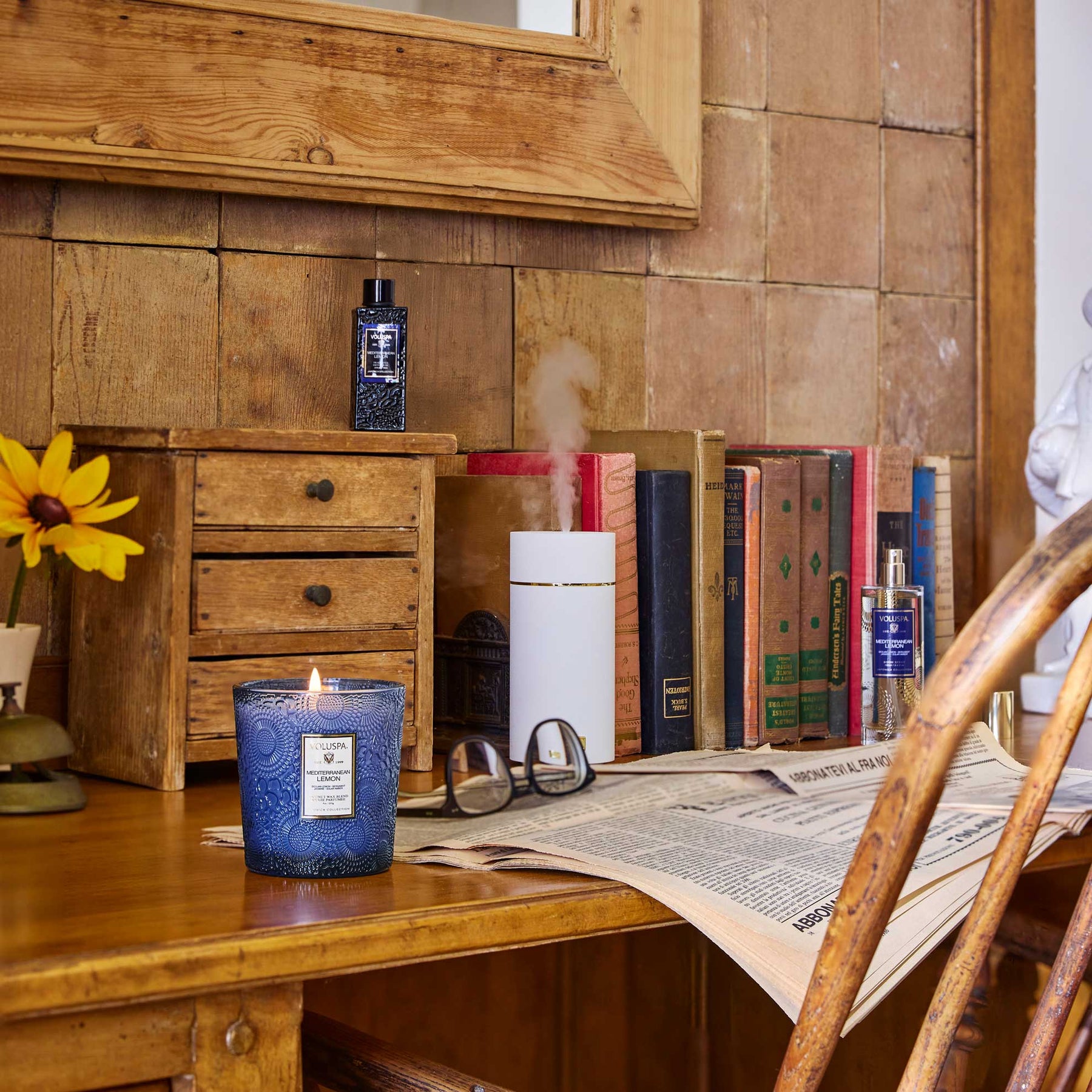 Classic Boxed Candle - Mediterranean Lemon