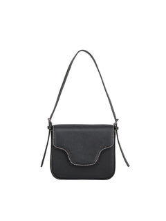 Grained Iris Small Bag - Black