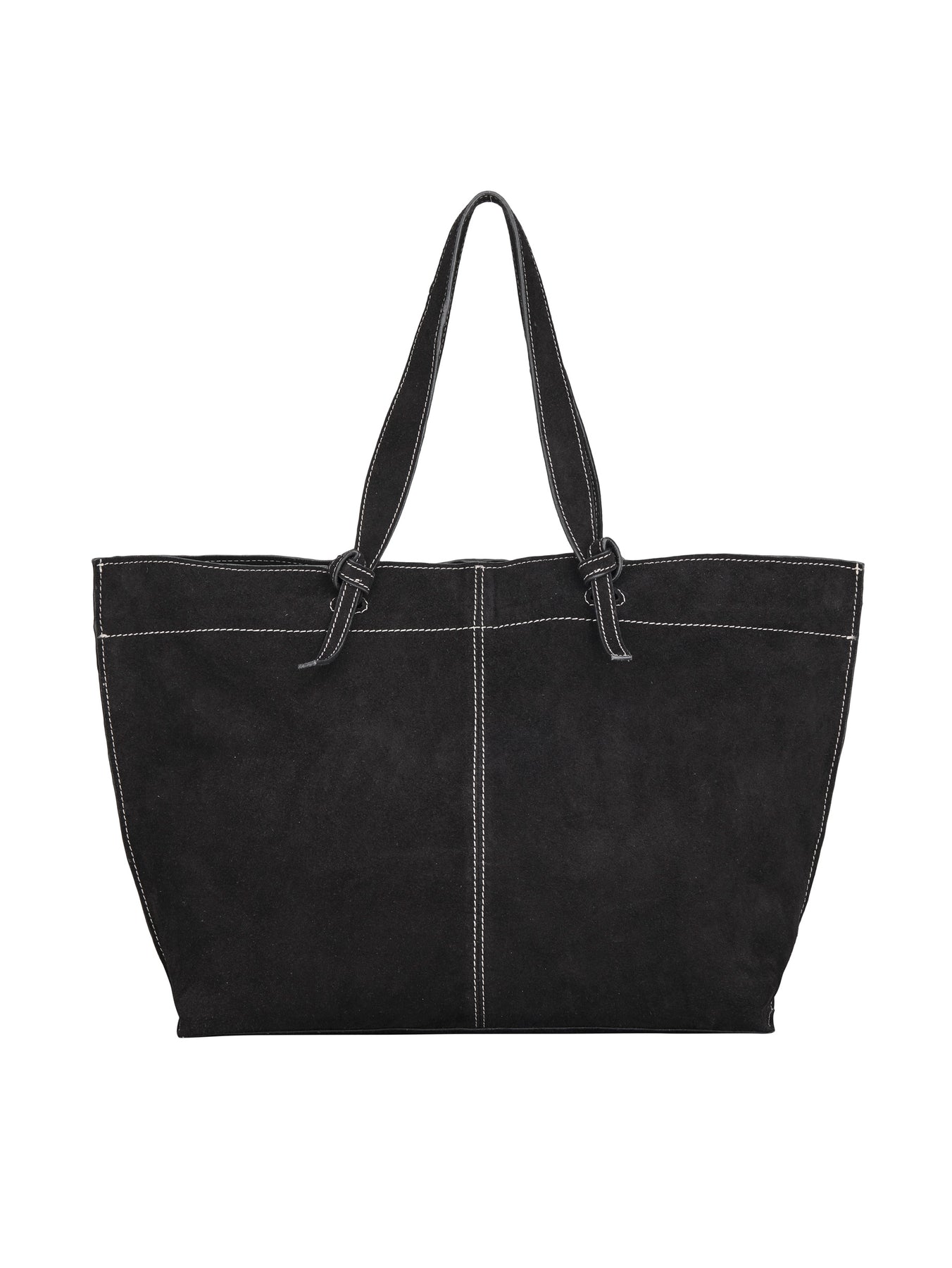 Suede Veg Aubrey Bag - Black