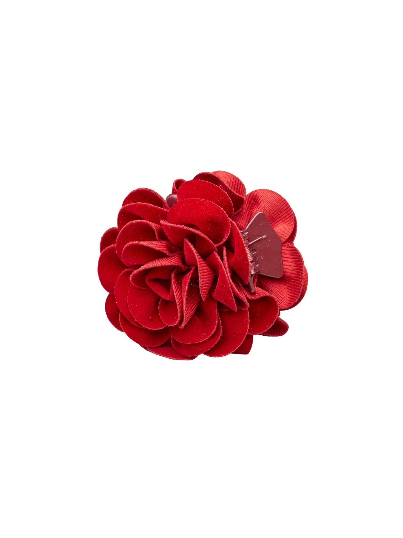 Velvet Peromia Hair Claw - Savvy Red