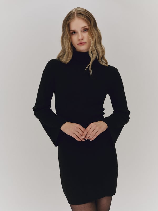 Melina Merino Dress - Svart