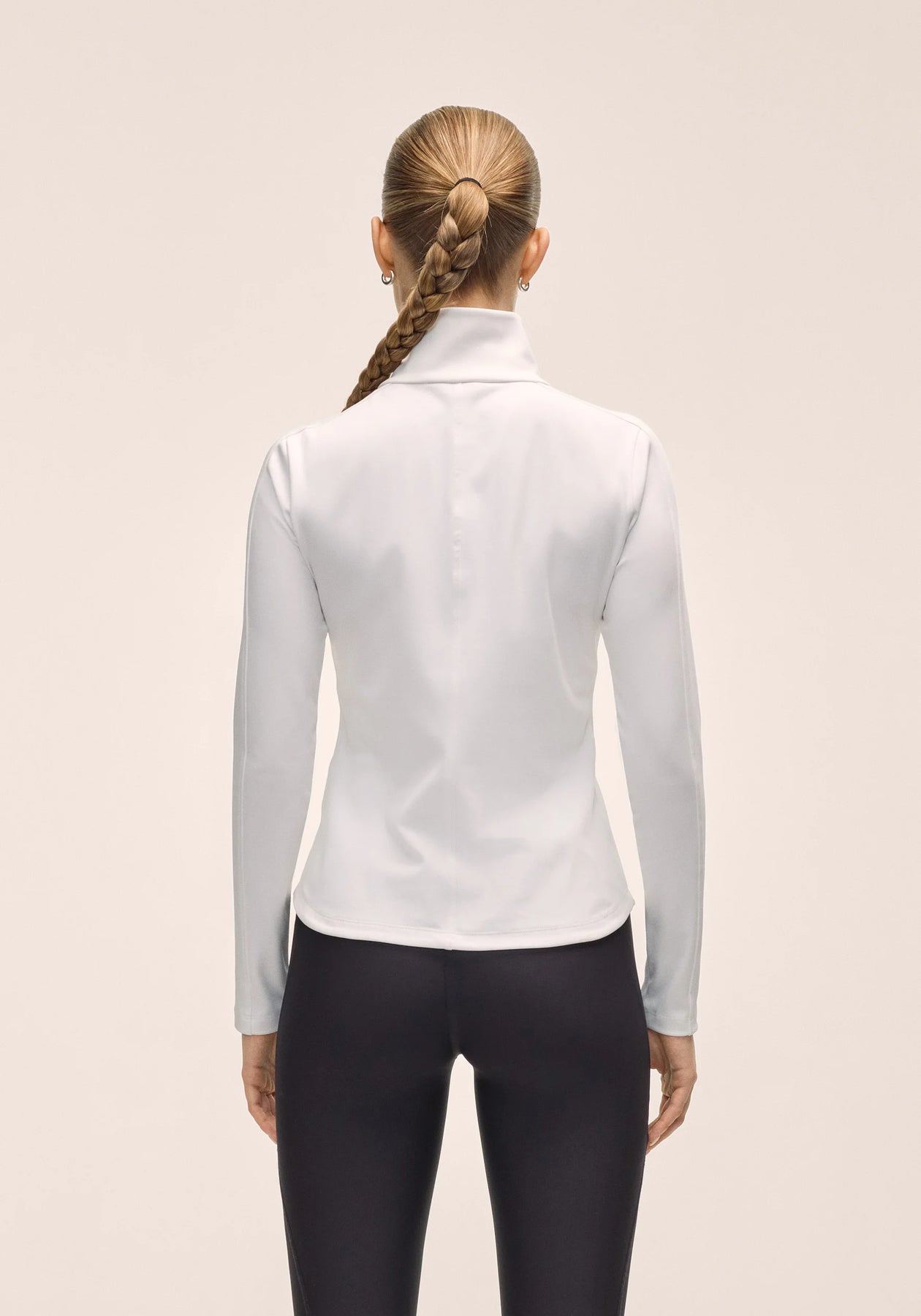 Serene Half Zip Long Sleeve - Vit