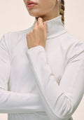 Serene Half Zip Long Sleeve - Vit