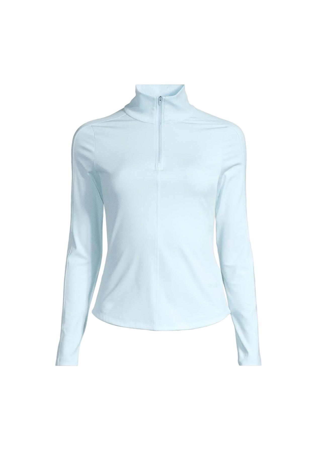 Serene Half Zip Long Sleeve - Aqua Glow