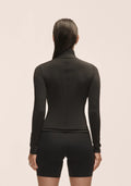 Serene Half Zip Long Sleeve - Svart