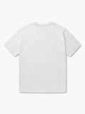 Organic Logo Fitted Tee - White Alyssum