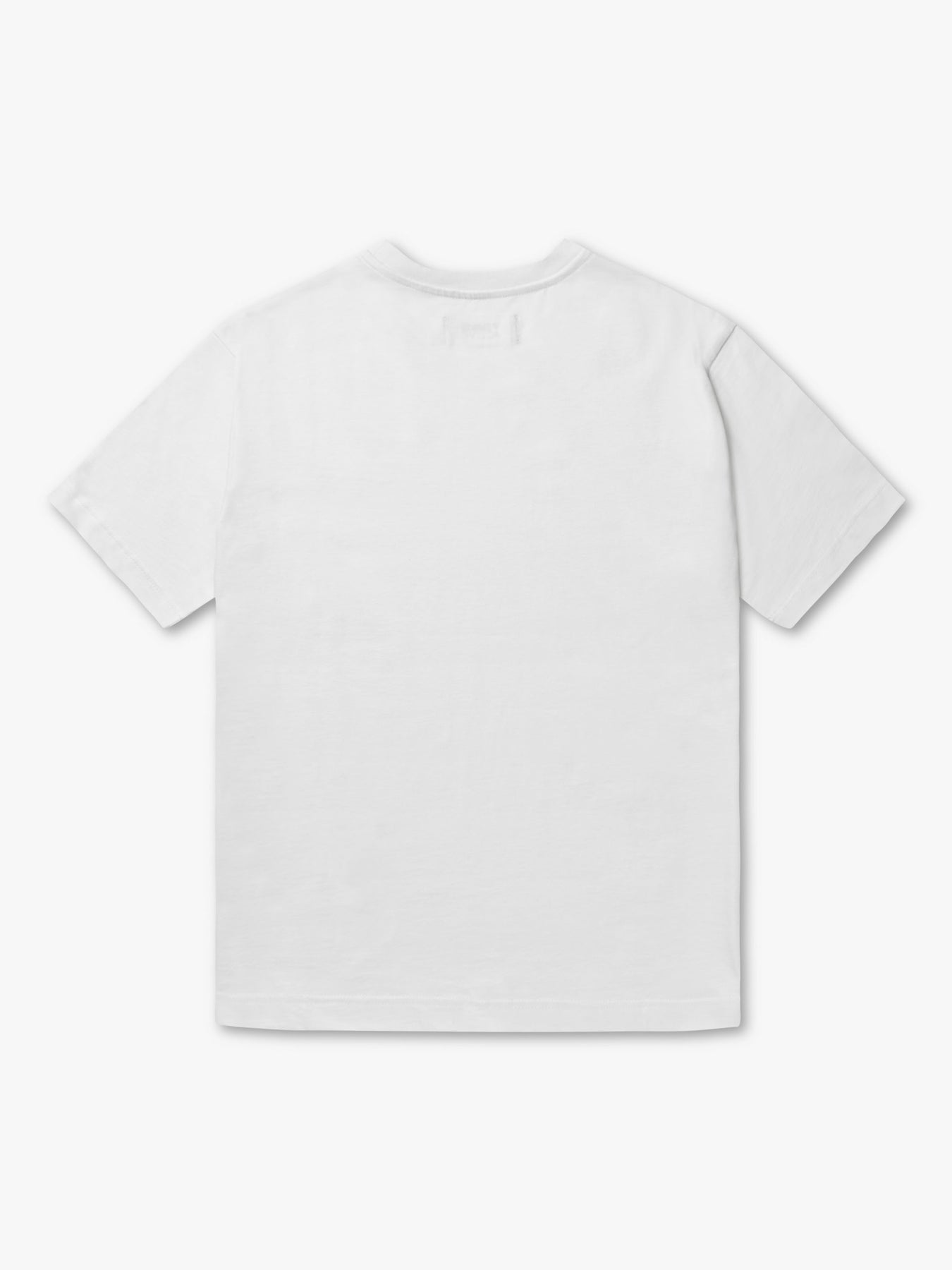Organic Logo Fitted Tee - White Alyssum
