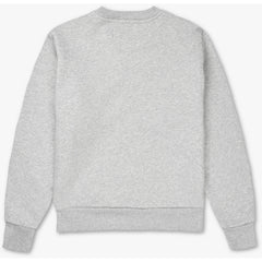 Organic Fitted Crewneck - Heather Grey