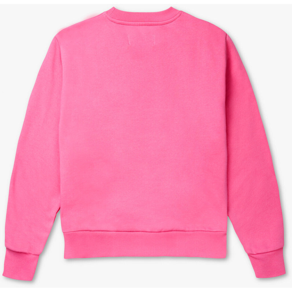 Organic Fitted Crewneck - Sangria Sunset