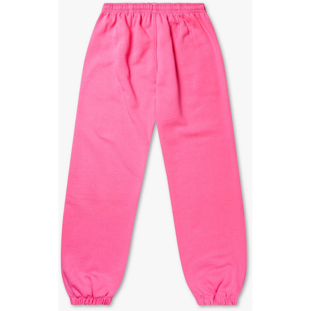 Organic Fitted Sweatpants - Sangria Sunset