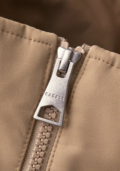 Scandi Trench Rain Coat - Sand Beige