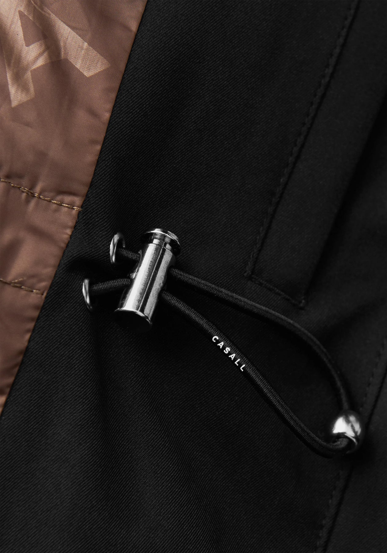 Scandi Trench Rain Coat - Svart