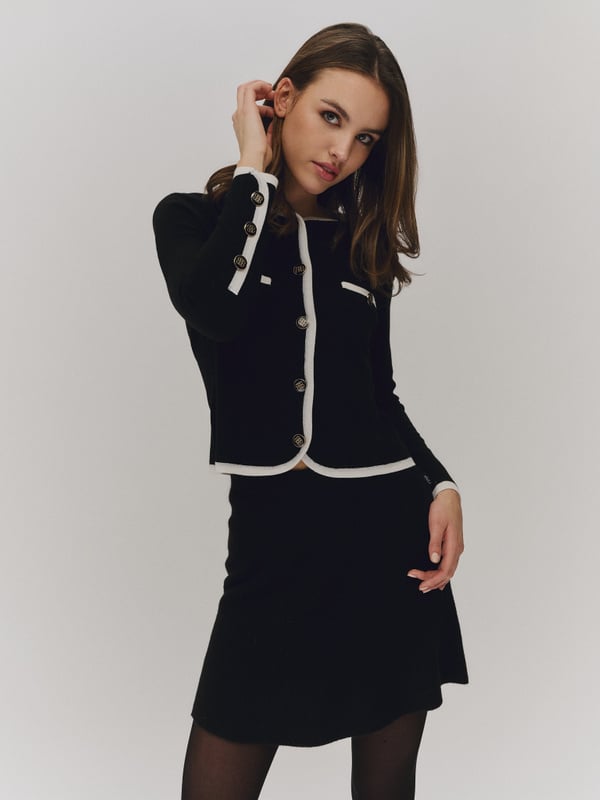 Drew Merino Skirt - Svart