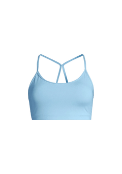 Sleek Strappy Sports Bra - Blue Lagoon