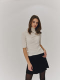 Melly Merino Tee - Vit