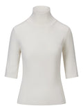 Melly Merino Tee - Vit