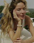 ANNI LU Big Stellar Pearly Armband - Guld