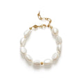 ANNI LU Big Stellar Pearly Armband - Guld