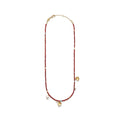 Maroon Harmony Halsband - Guld