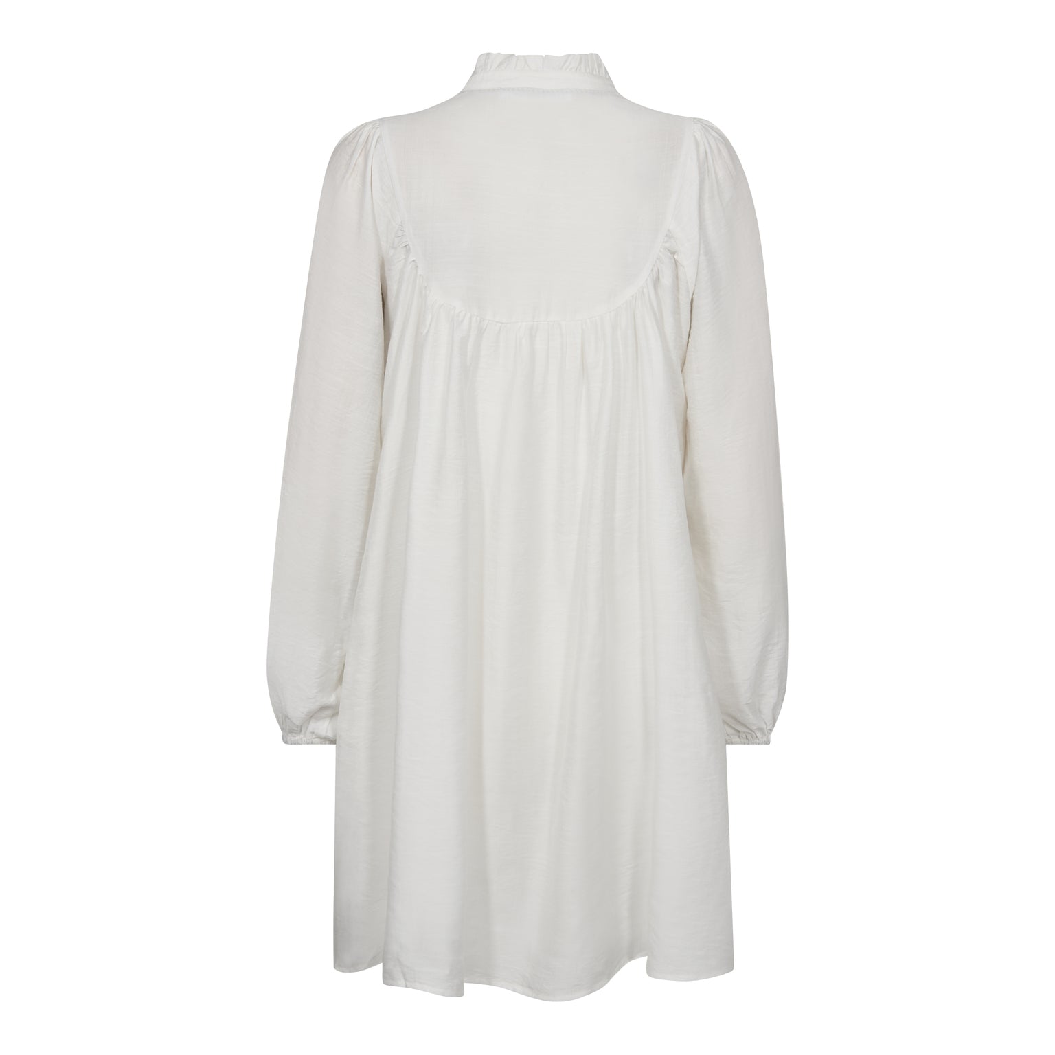 Heracc Midi Puff Klänning - Vit