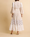 Cotton Slub Shirt Dress - Flower Combo