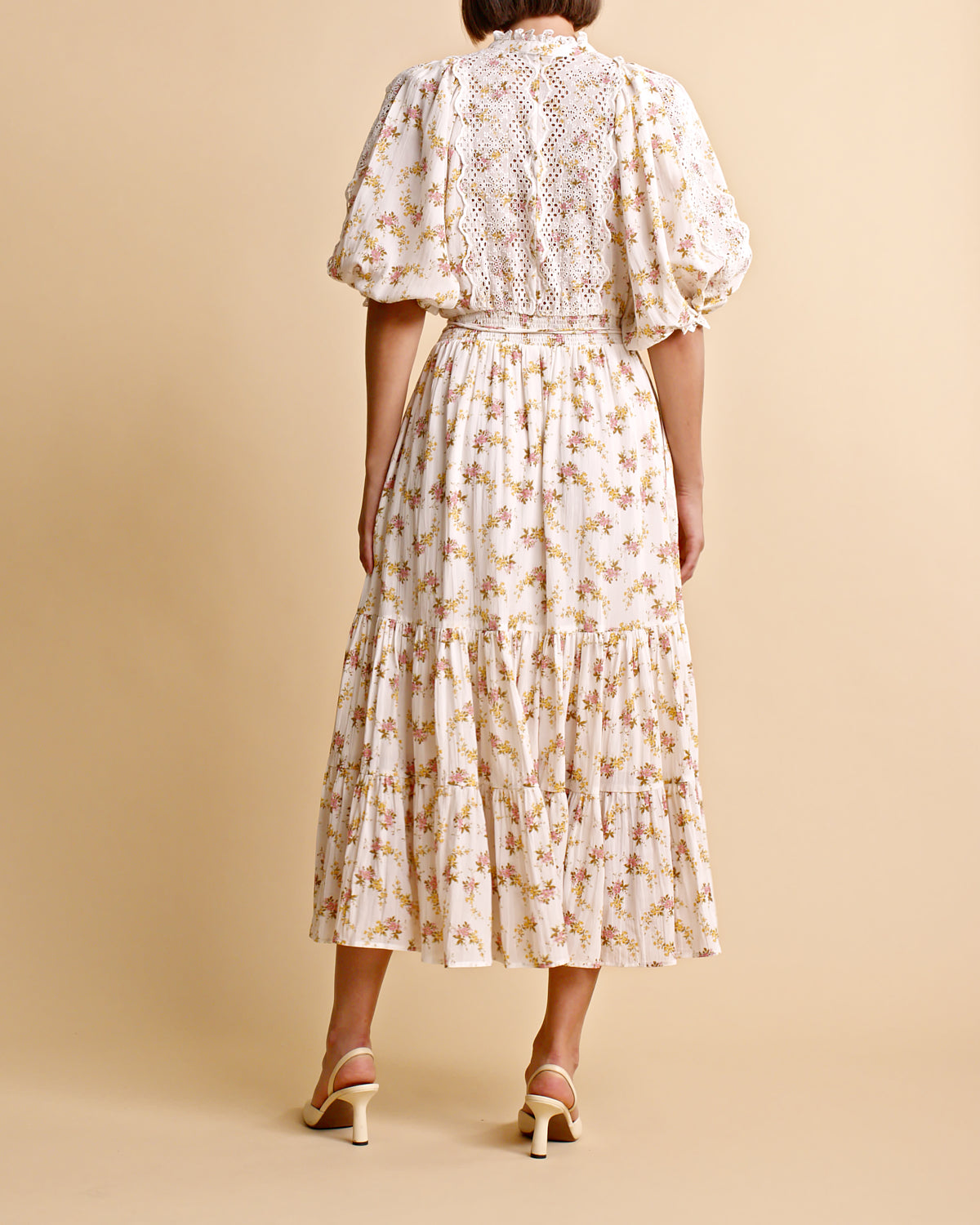 Cotton Slub Midi Dress - Vinyl Wallpaper