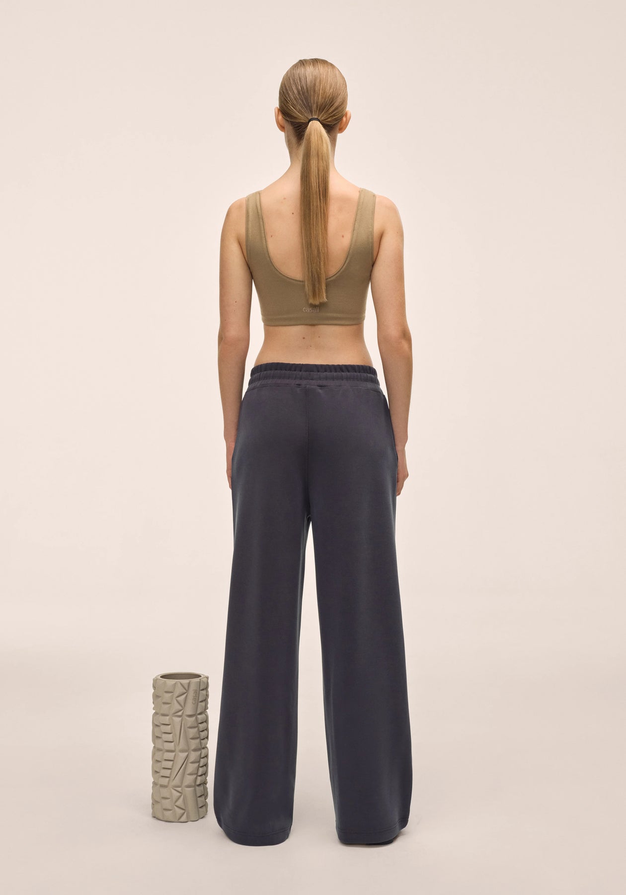 Peachy Straight Leg Jogger - Almost Black