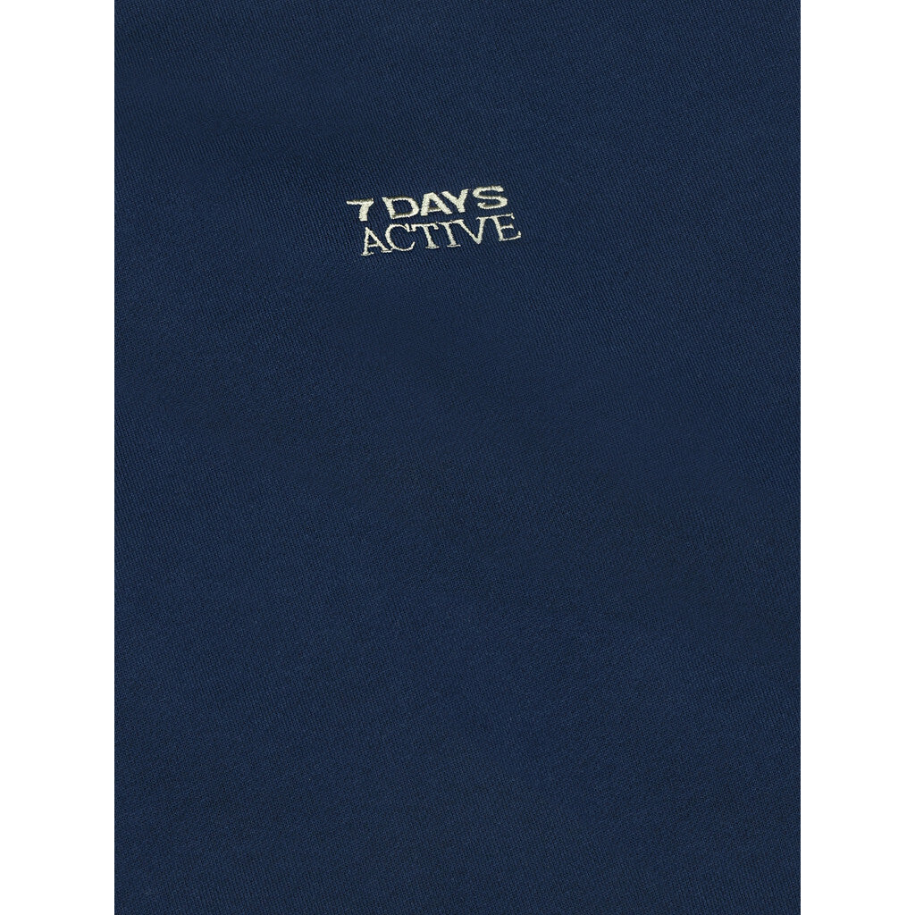 Organic Fitted Crewneck - Pageant Blue