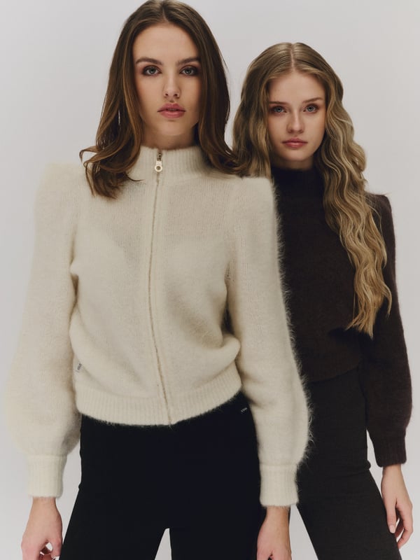 Venja Chunky Sweater - Bright White