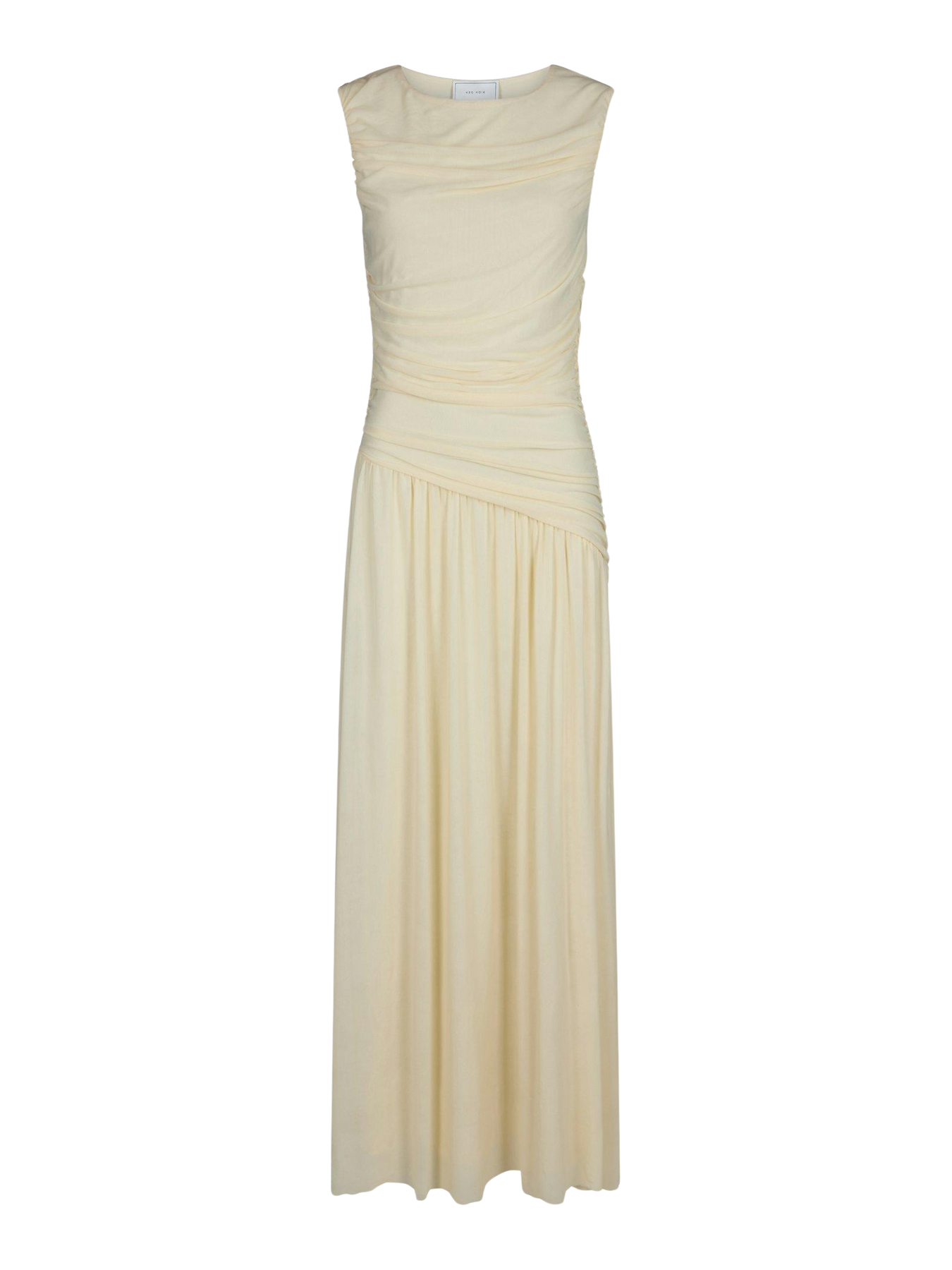 Cludine Mesh Dress - Ljusgul
