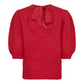 Coraliecc Bow Rib Knit - Flame