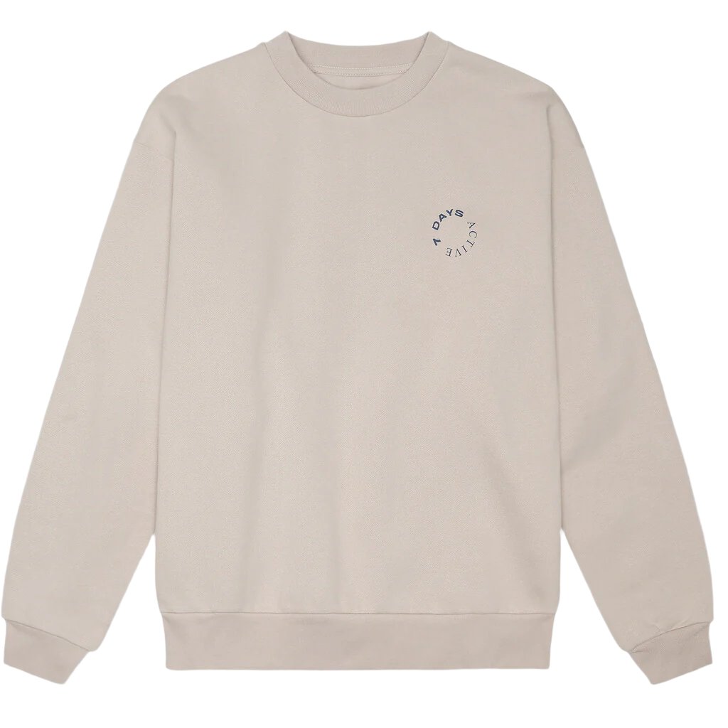 7 DAYS Active Organic Crewneck - Silver Gray