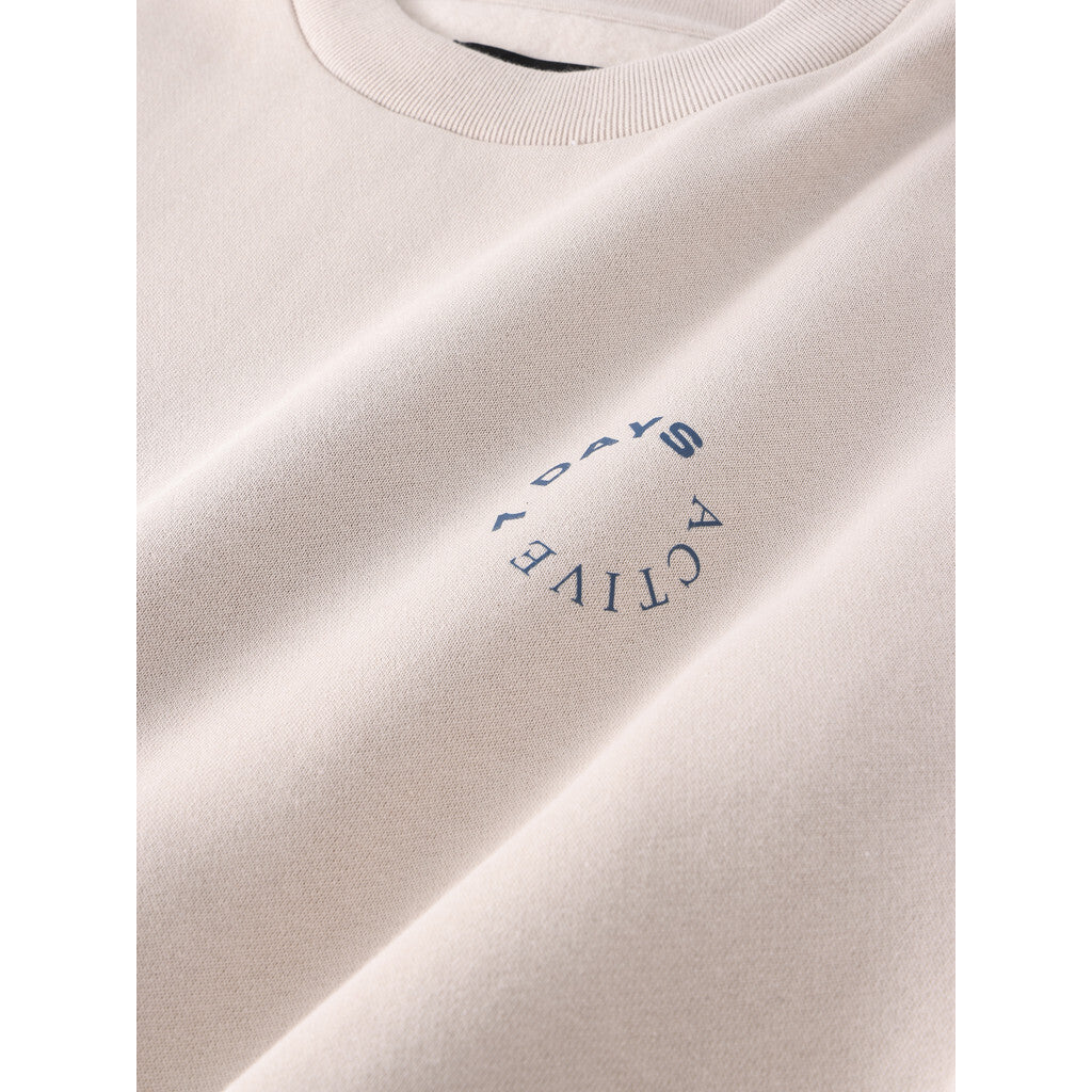 7 DAYS Active Organic Crewneck - Silver Gray