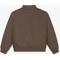 Organic Fitted Half Zip - Major Brown