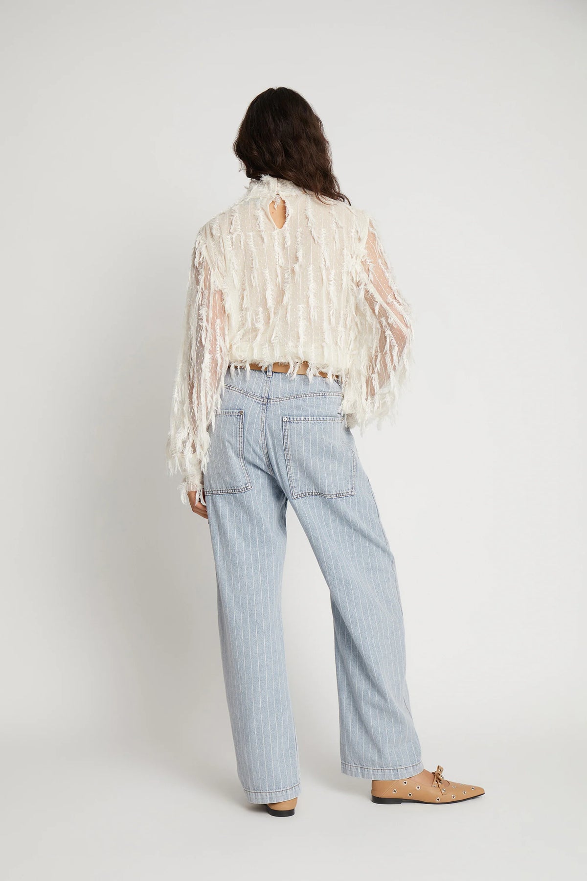 Skallo Blus - Creme