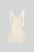Ella Fitted Mini Dress - Ivory
