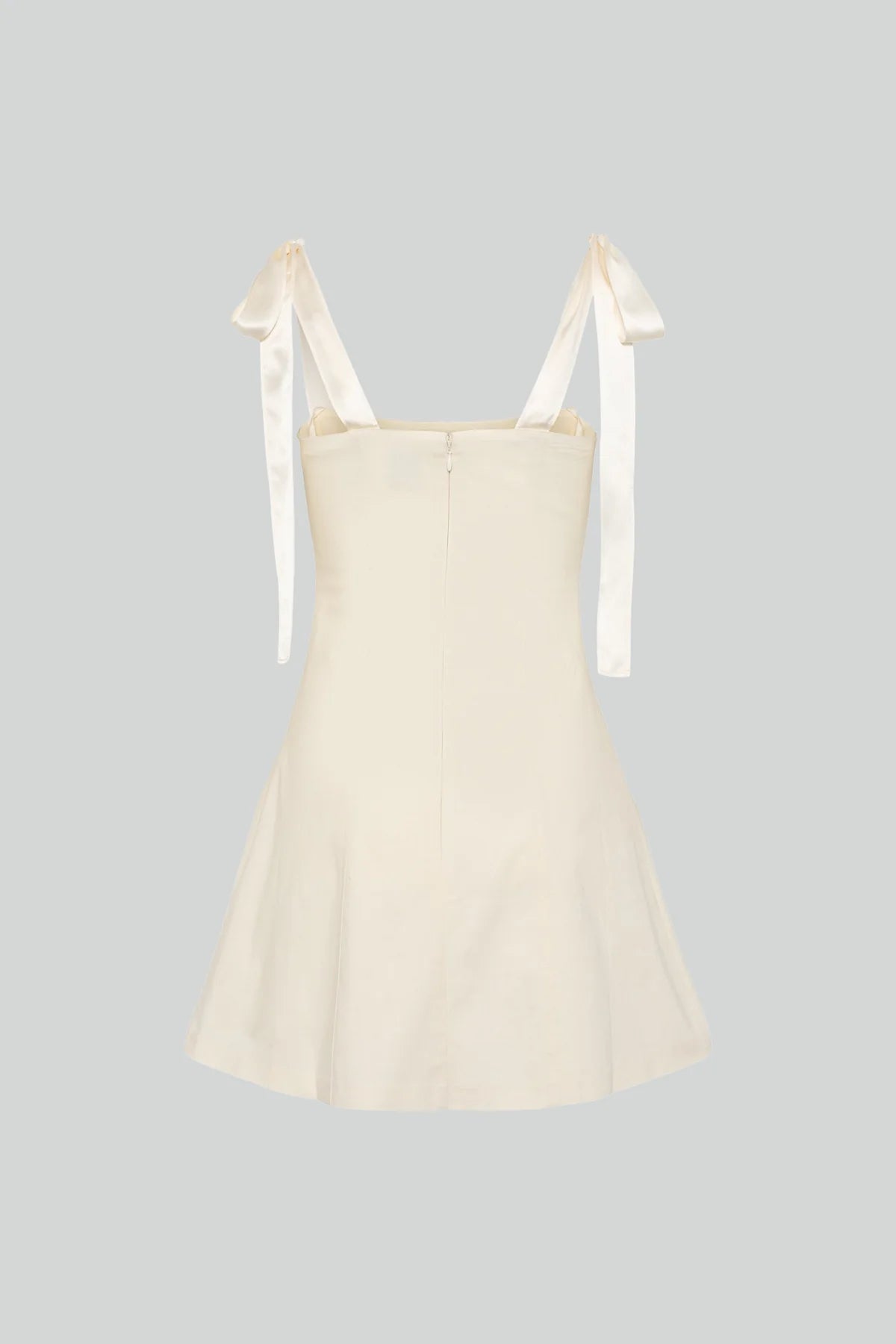 Ella Fitted Mini Dress - Ivory