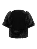 Mone Velour Top - Svart