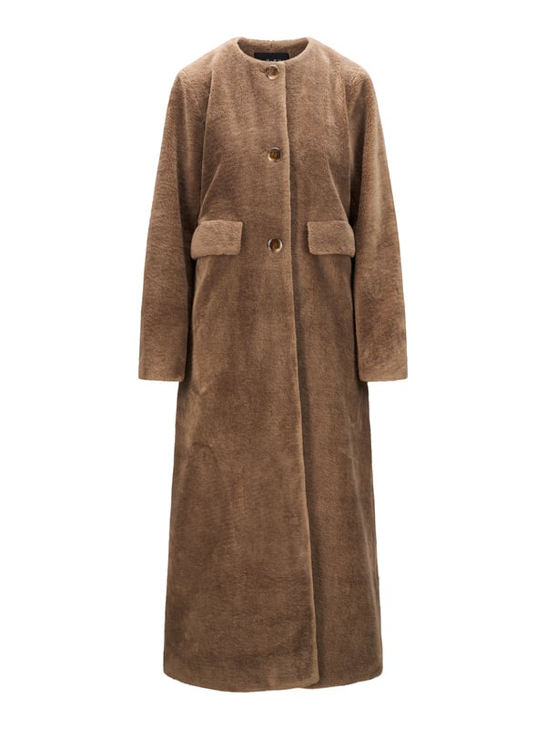 Emma Shearling Kappa - Mole Brown