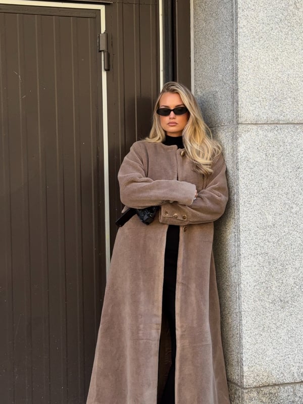 Emma Shearling Kappa - Mole Brown