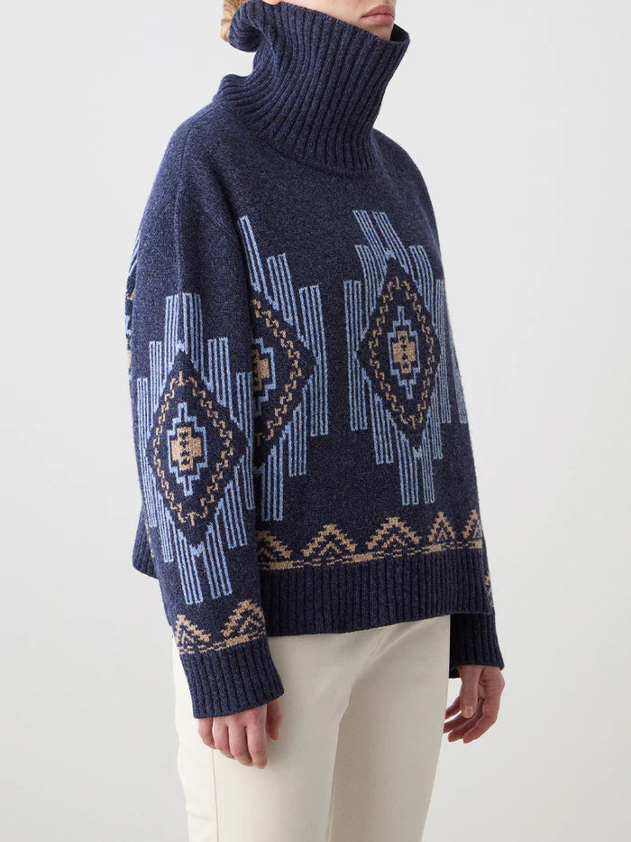 Kautokeino Sweater - Navy Blue
