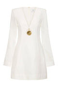 Bettina Pendant Mini Dress - Ivory
