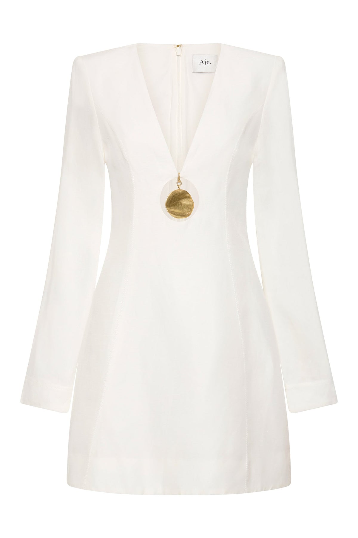 Bettina Pendant Mini Dress - Ivory