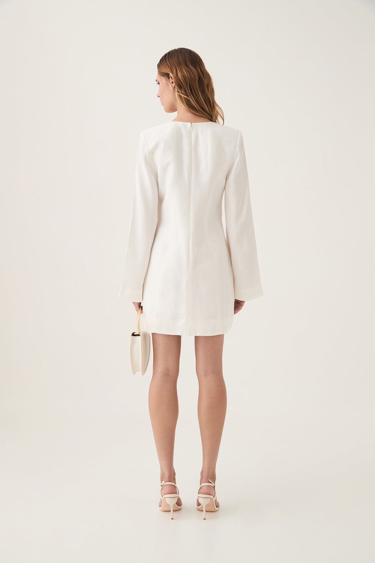 Bettina Pendant Mini Dress - Ivory