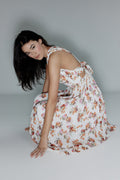 Becoming Bow Back Midi Dress - Flora Natura