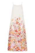 Boeri Border Print Midi Dress - Flora Natura
