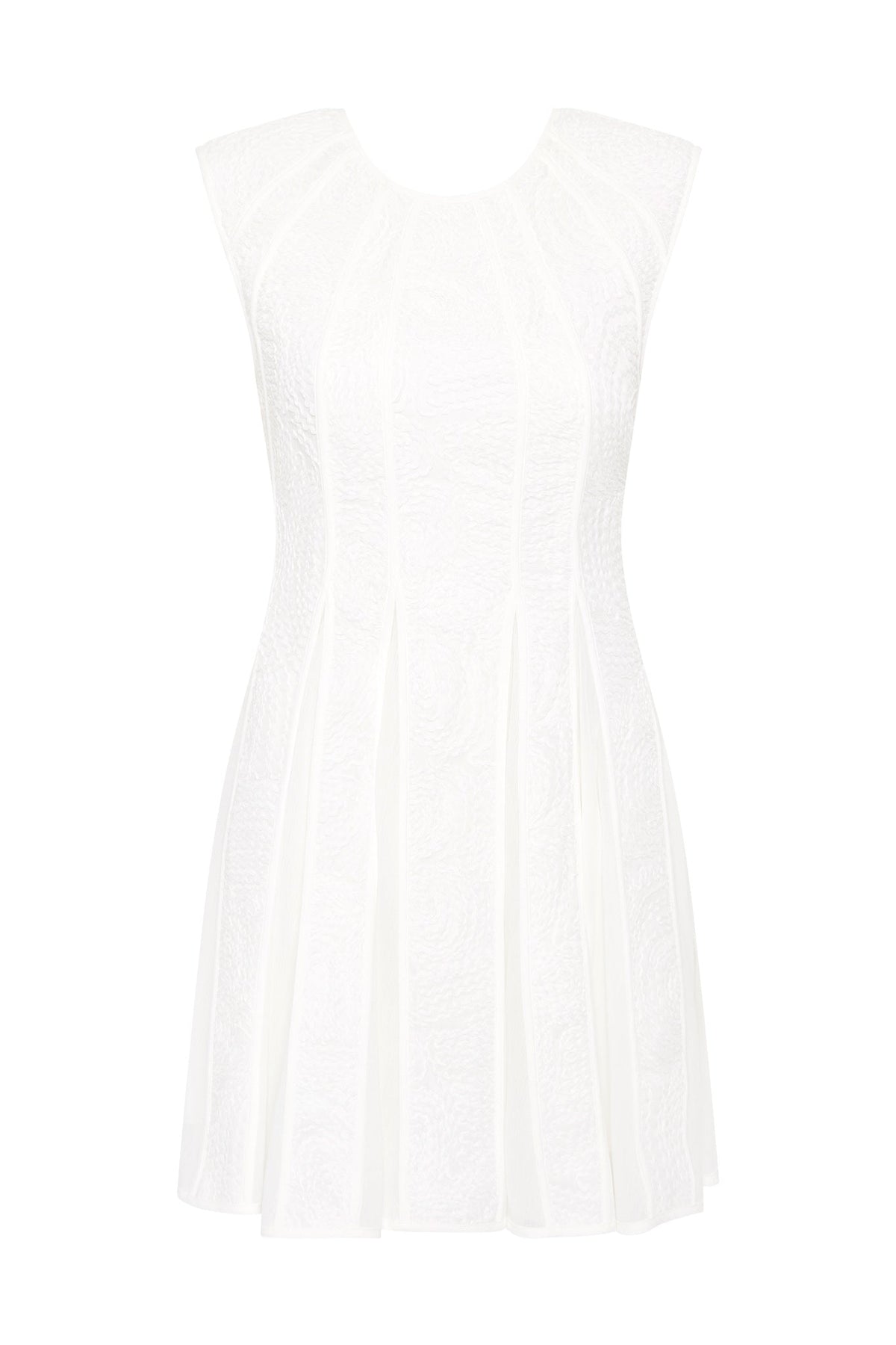 Soleil Lace Mini Dress - Ivory